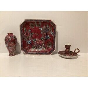 vintage fendi J.C. Penney vase candleholder plate